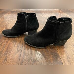 Black Suede Ankle Boots - Blondo